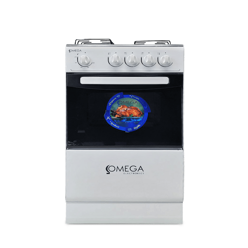 Cocina a gas 4H Blanca Omega