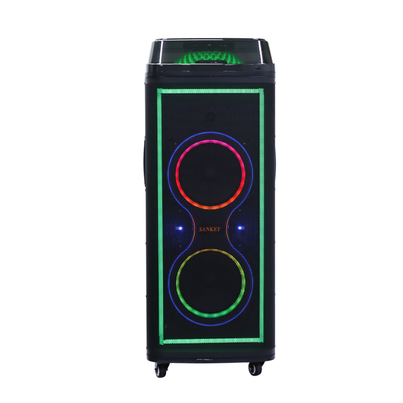 Bocina 8"x2 portatil Sankey