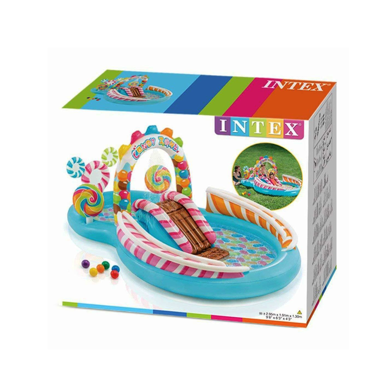 Piscina infantil con Tobogan Intex
