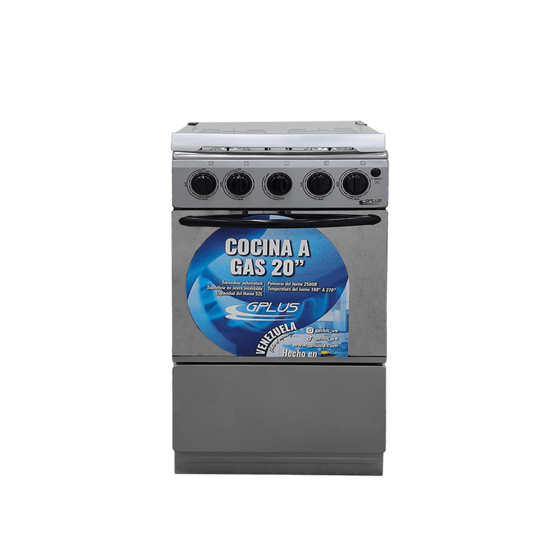 Cocina a gas 4H 20" Gplus