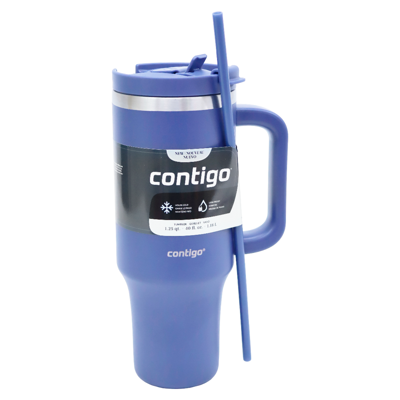 Vaso Contigo 40 oz con pitillo