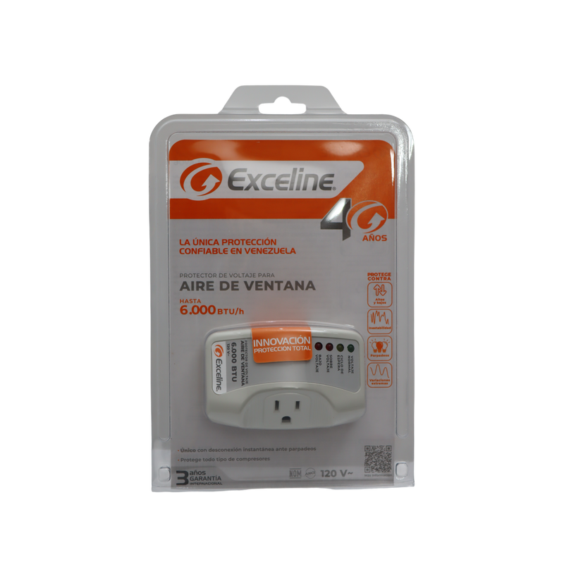 Protector de Voltaje Exceline 6000BTU