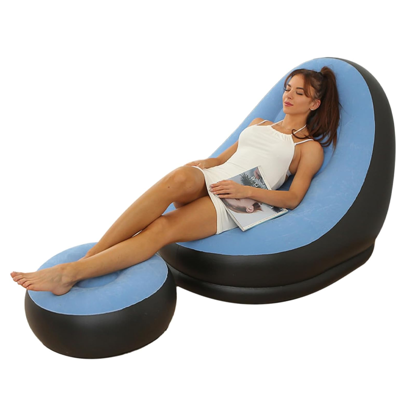 Sillon Inflable con reposapies