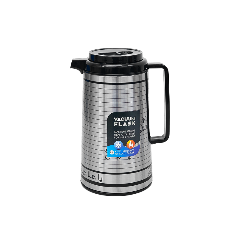 Termo de cafe 1Lt Jarra cromada Lotus