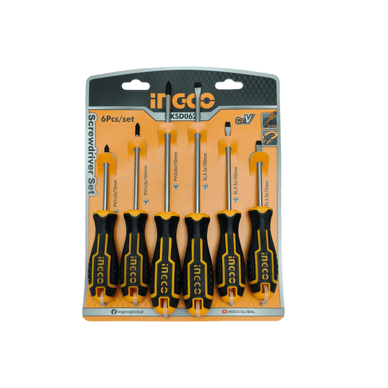 Destornilladores 6PZ INGCO HKSD0628
