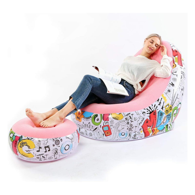 Sillon Inflable con reposapies