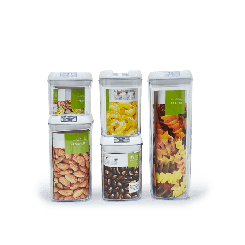 Envases 5Pz Hermeticos PL4004001T LEMOND