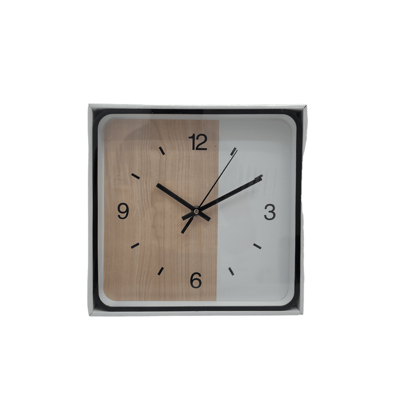 Reloj de Pared Cuadrado 25cm 39191