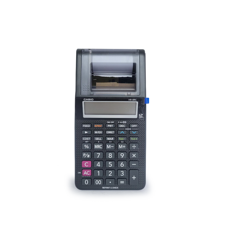 Calculadora casio impresora hr-8rc-bk