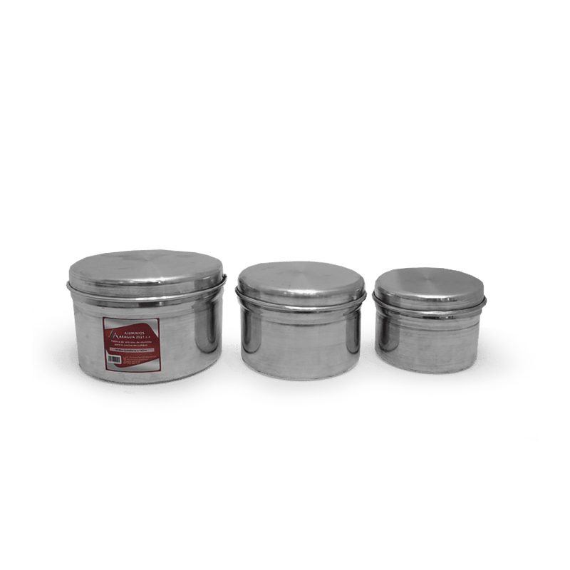 Mini Quesillera 3Pzas AA Aluminio