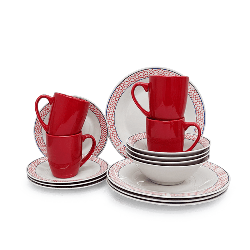 Vajilla 16Pz Lotus 105 Taza Color