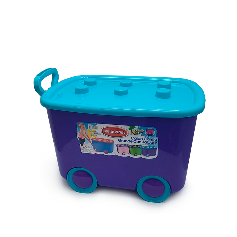 Caja 95LT Polinplast Kids con Ruedas/Jalador