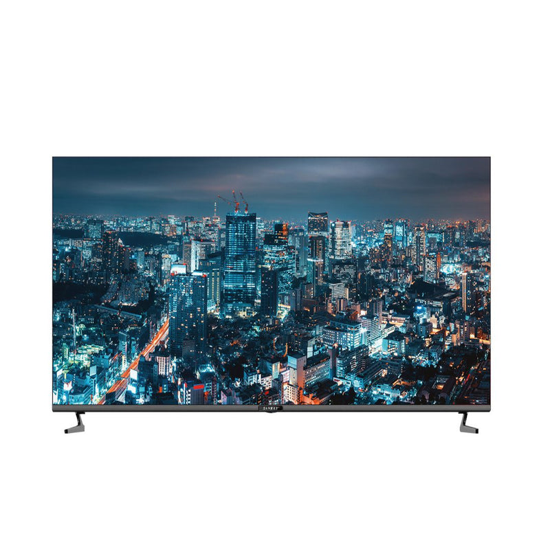 Televisor 55" Smart 4K ultradelgado sin marco SANKEY