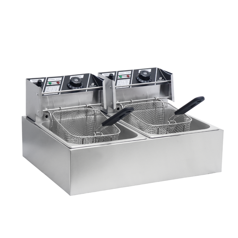 Freidora de Aceite 6.5 L + 6.5 L