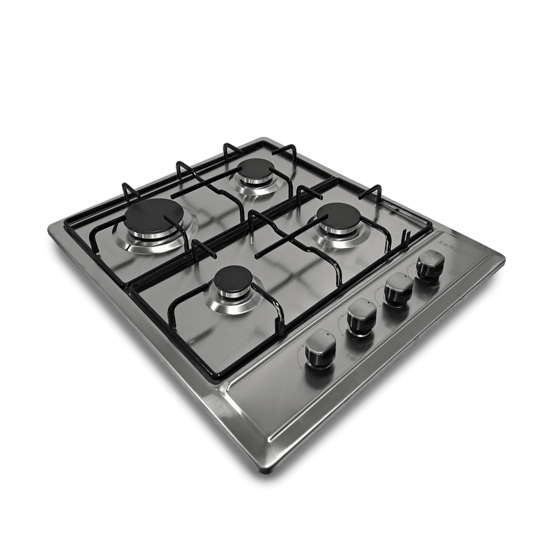 Tope de cocina a gas 24″ 4h SANKEY / acero inoxidable