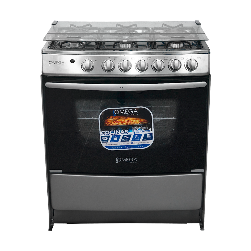 Cocina 6H Omega de Acero inoxidable