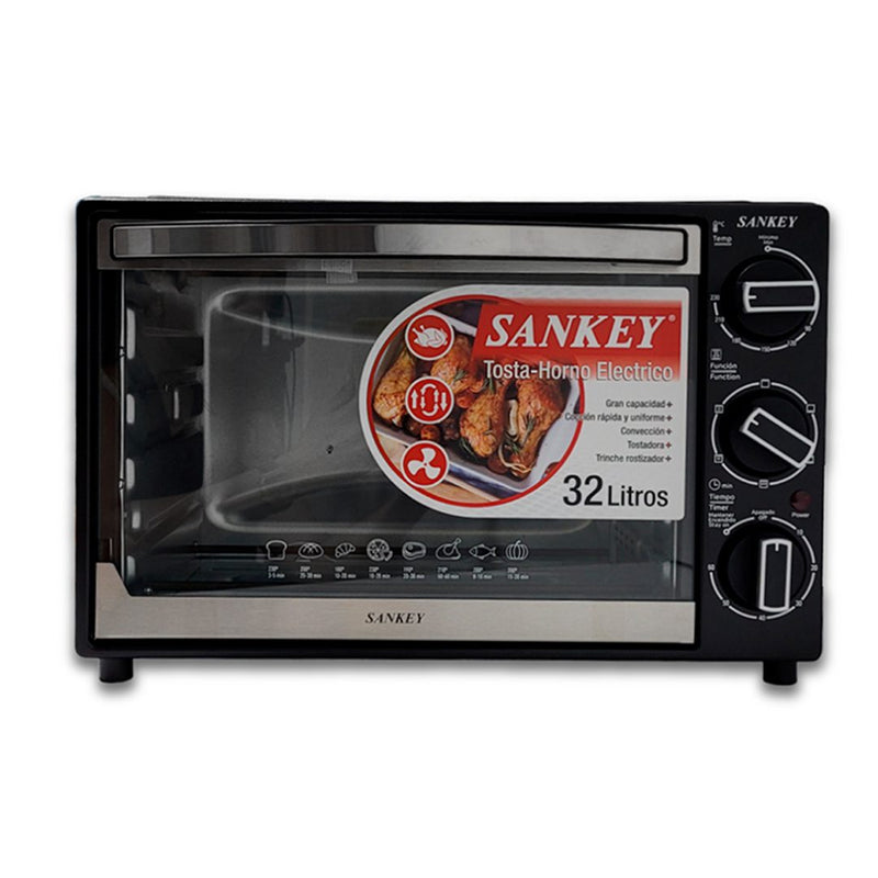 Horno Eléctrico 44l Negro 1500w SANKEY/Negro