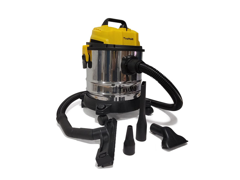 Aspiradora húmedo/seco 20Lts TRUVOLT / Acero inoxidable
