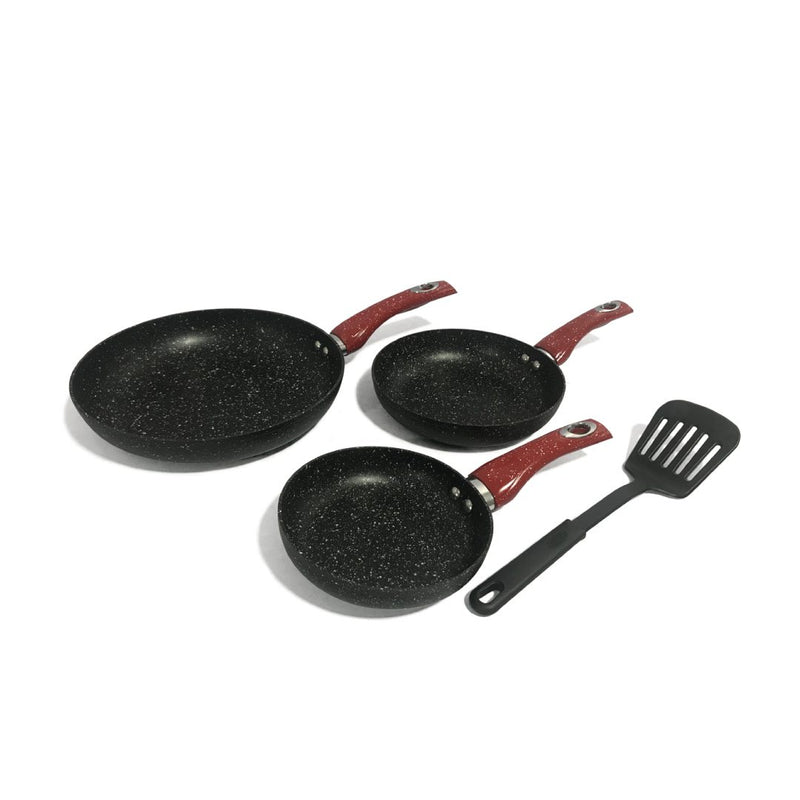 Juego de sartenes de 3 piezas SANKEY / Negro