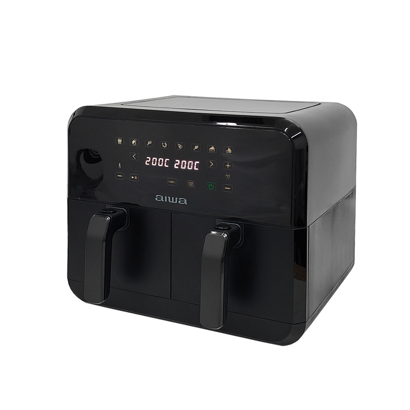 Freidora AIWA de Aire FT8001 4+4Lt Doble Canasta