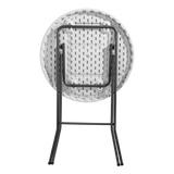 Mesa plegable redonda