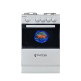 Cocina a gas 4H Blanca Omega
