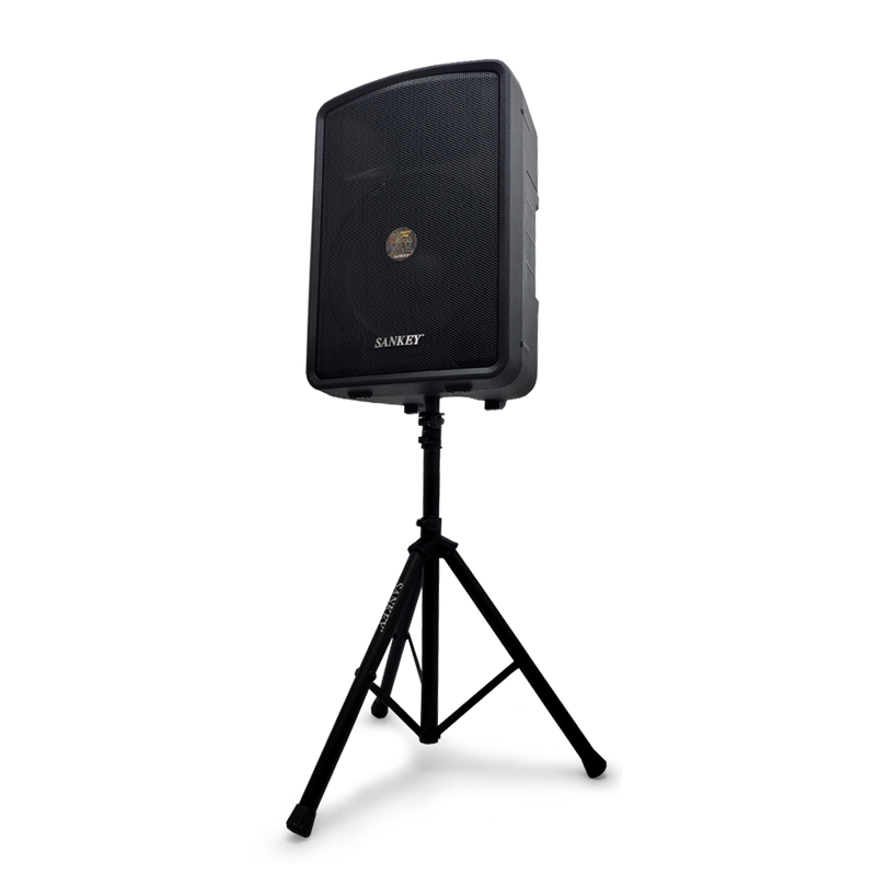Bocina Sankey Karaoke C/Soporte BT/USB/FM/LED