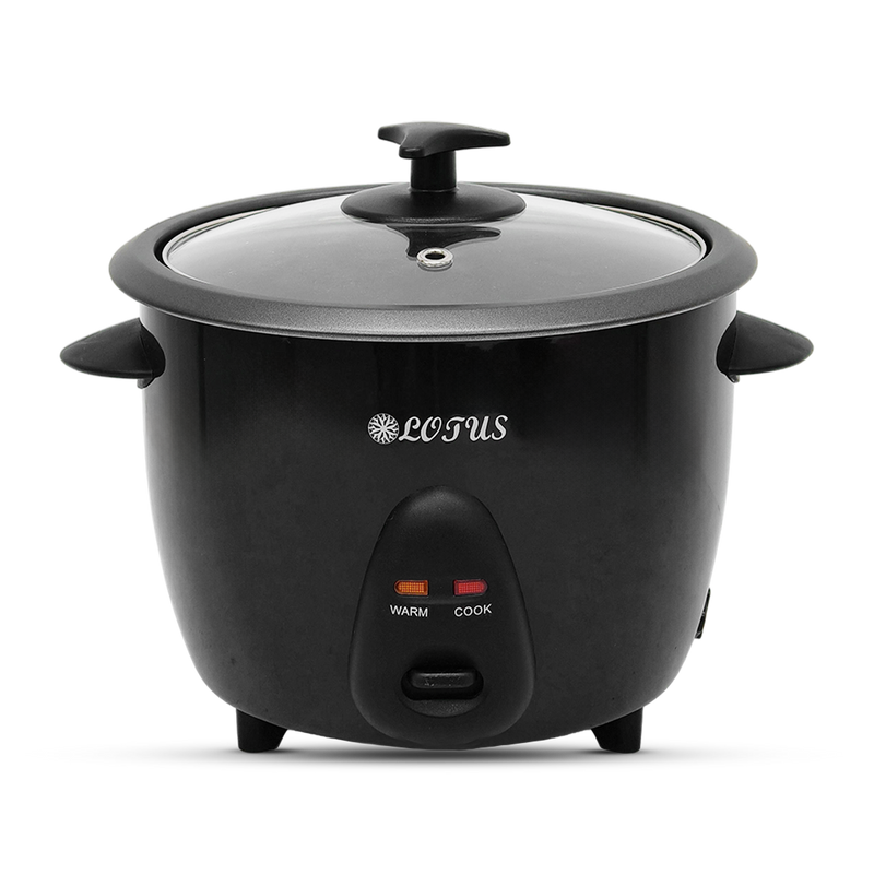 Olla arrocera 1.5L Lotus Negra