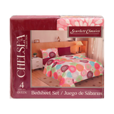 Juego de Sábanas 4pz Scarlett Classics - Colección CHELSEA