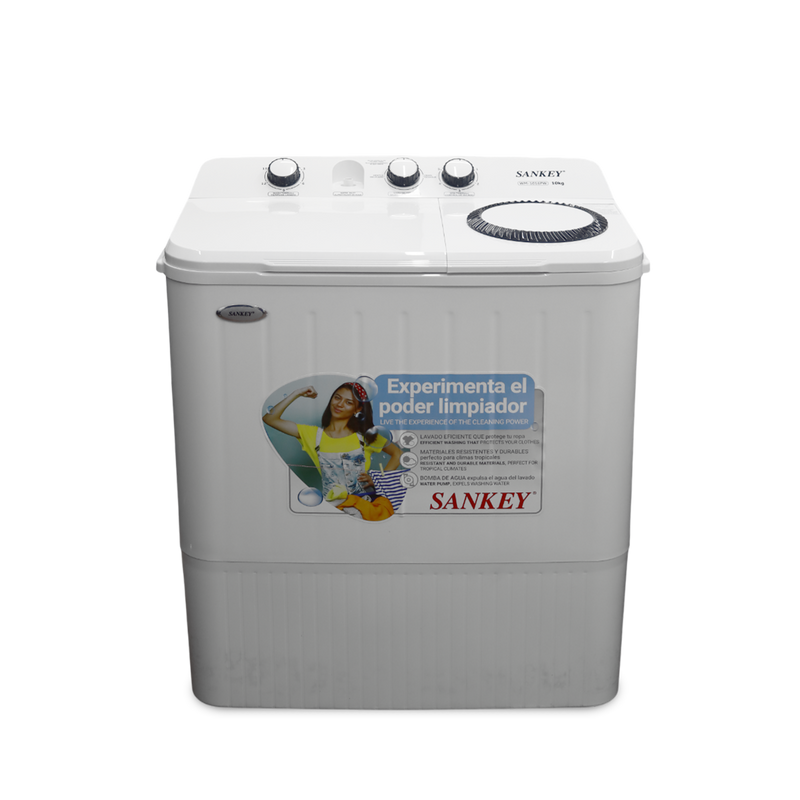 Lavadora 10 kg Sankey Semi automática