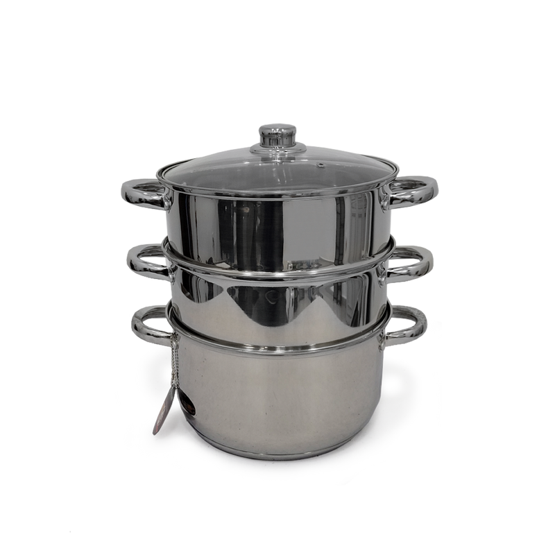 Olla Vaporera de Acero 24cm Epicure