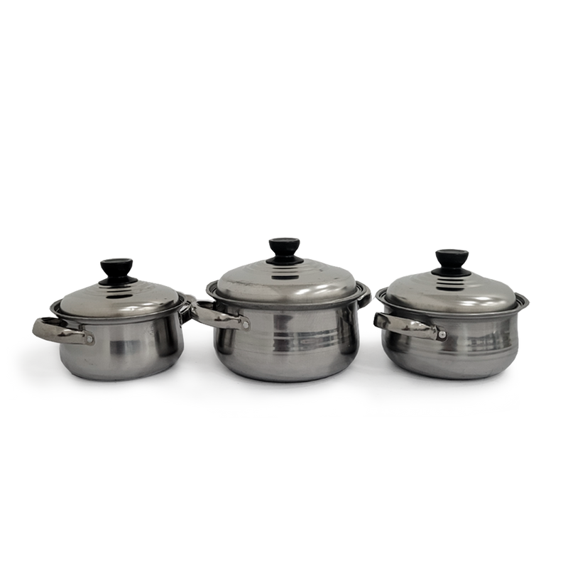 Olla 3Pz Stainless