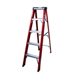 Escalera 4 peldaños de aluminio