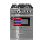 Cocina 24" 4H Jaguar Ferretti