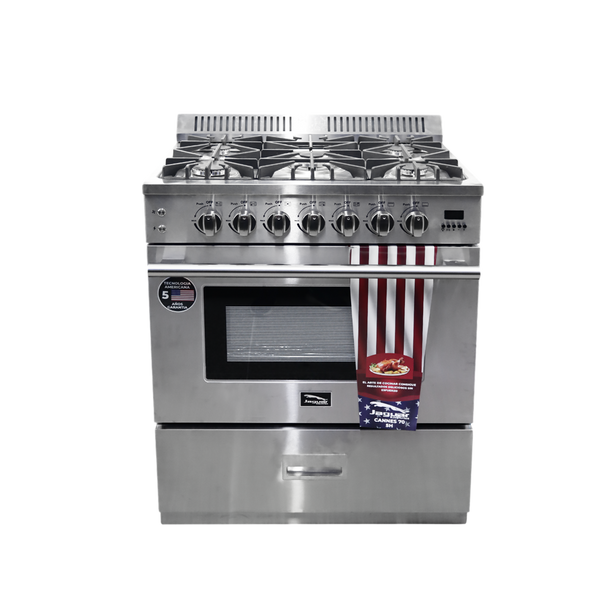 Cocina 5 hornillas 30" Jaguar Ferretti - 1-2.png