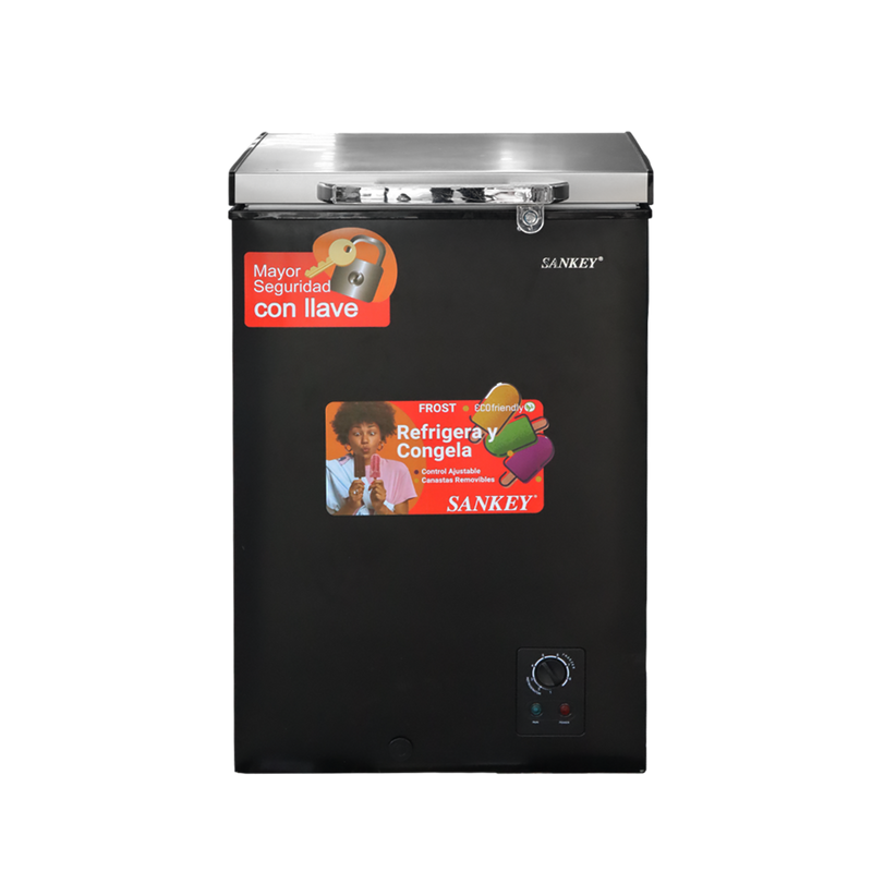 Congelador 102 LTS Sankey negro