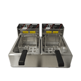 Freidora eléctrica de aceite 20Lts SANKEY / Acero inoxidable