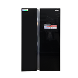 Nevera Sankey 2p Inverter 496 Lts Vidrio Negra