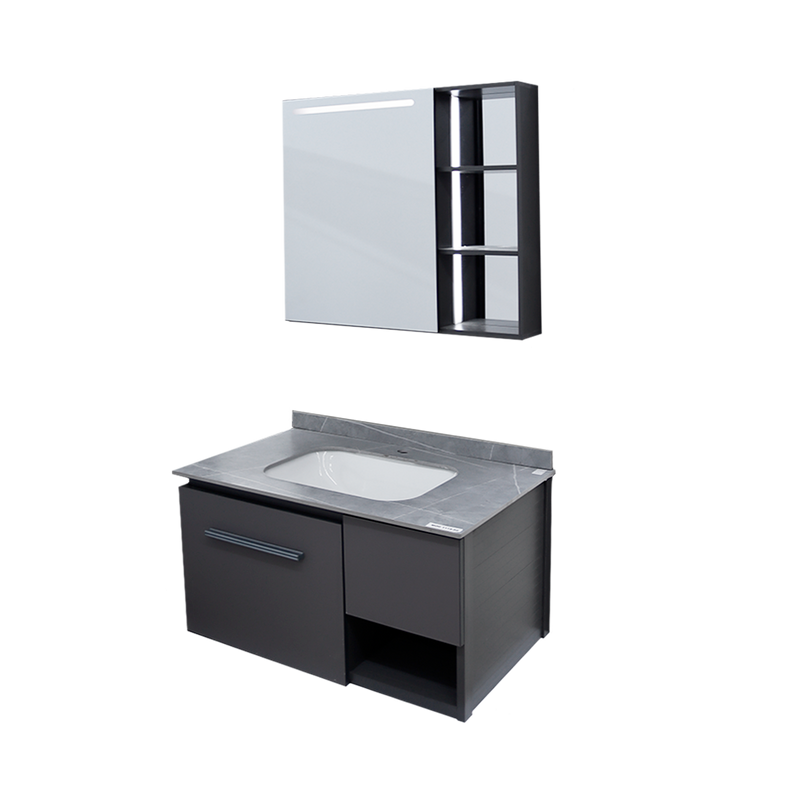 Mueble de baño (espejo y lavamanos)