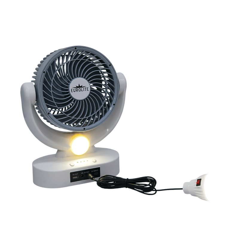Ventilador 8" recargable Eurolite