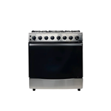 Cocina a gas 30" 5h c/horno acero inox Nero