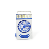 Ventilador Recargable Solar Eurolite C/Lampara LED