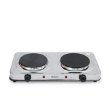 Cocina 2H ROCCIA eléctrica HD04S Cromada 23 Plato