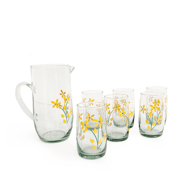 Jarra 6 Vasos Decorada Vidrio - 12-1.png