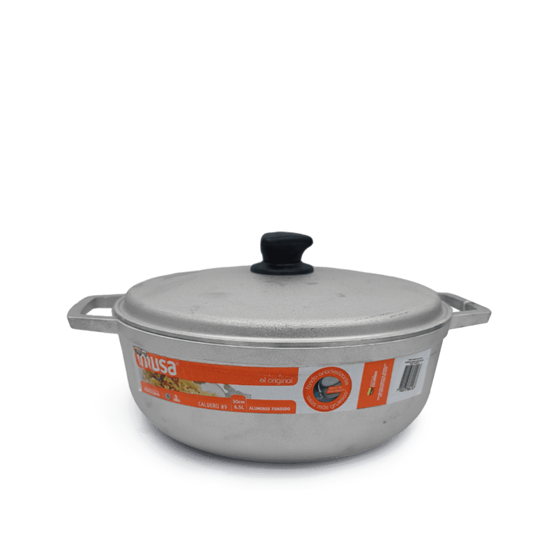 Caldero 30cm IMUSA C/T aluminio