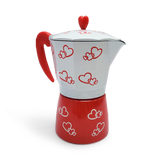 Greca 6Tz Moka Corazones