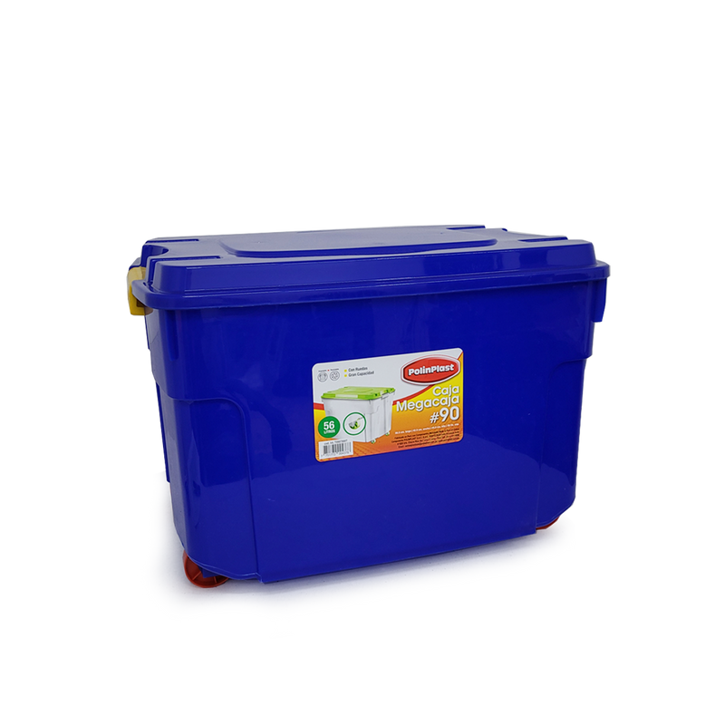 Caja 56LT Polinplast Con Ruedas