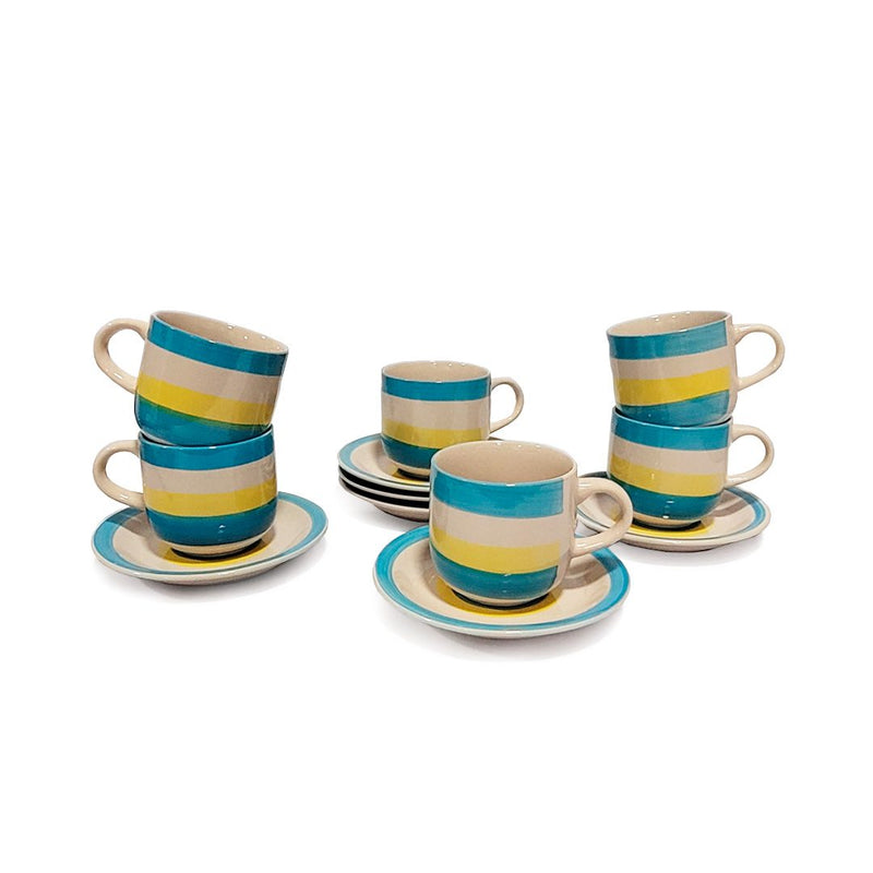 Tazas 12PZ Ceramica