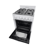 Cocina a gas 4H Blanca Omega