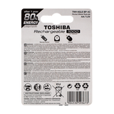 Pila AA Toshiba Recargable 4Pz
